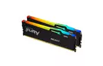 Модуль памяти для компьютера DDR5 32GB (2x16GB) 5600 MHz FURY Beast RGB Kingston Fury (ex.HyperX) (KF556C40BBAK2-32)