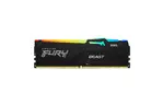Модуль памяти для компьютера DDR5 32GB (2x16GB) 5600 MHz FURY Beast RGB Kingston Fury (ex.HyperX) (KF556C40BBAK2-32)