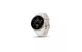 Смарт-годинник Garmin Venu 2 Plus, Ivory + Cream Gold, GPS (010-02496-12) - Фото