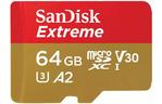 SanDisk Карта памяти microSD 64GB C10 UHS-I U3 R170/W80MB/s Extreme V30