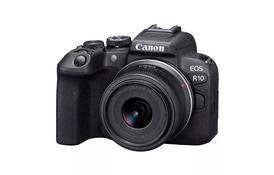 Цифровой фотоаппарат Canon EOS R10 + RF-S 18-45 IS STM + адаптер EF-RF (5331C033) - Фото