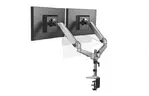 Digitus Крепление Dual Monitor Clamp gas spring, 15-32'', с наклоном, поворотом