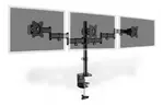 Digitus Крепление Triple Monitor Clamp, 15-27'', с наклоном, поворотом