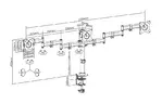 Digitus Крепление Triple Monitor Clamp, 15-27'', с наклоном, поворотом