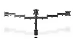 Digitus Крепление Triple Monitor Clamp, 15-27'', с наклоном, поворотом