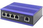 Digitus Коммутатор Industrial 4 Port Fast Ethernet PoE Switch, Unmanaged, 1 Uplink
