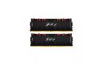 Модуль памяти для компьютера DDR4 16GB (2x8GB) 4600 MHz FURY Renegade RGB Black Kingston Fury (ex. HyperX) (KF446C19RBAK2/16)