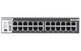 NETGEAR Коммутатор M4300-24X (XSM4324CS) 24x10GE, 4xSFP+, управляемый L3 с возможностью стека. - Фото