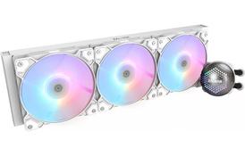 Zalman Система жидкостного охлаждения ALPHA 36 WHITE, LGA1700, 2066, 2011-V3, 2011, 1200, 115X, AM5, AM4, AM3, TDP 340W, ARGB - Фото