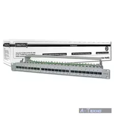 Патч-панель 19" 1U, 24xRJ45, CAT 6a FTP в сборе DIGITUS (DN-91624S-EA)
