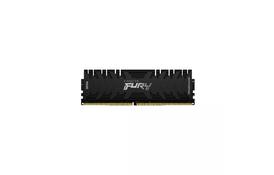 Модуль пам'яті для комп'ютера DDR4 16GB 4000 MHz Renegade Black Kingston Fury (ex.HyperX) (KF440C19RB1/16) - Фото