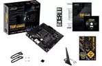 ASUS Материнская плата TUF GAMING B550M-PLUS WIFI II sAM4 B550 4xDDR4 M.2 HDMI DP Wi-Fi BT mATX