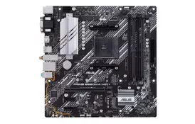 ASUS Материнская плата PRIME B550M-A WIFI II sAM4 B550 4xDDR4 M.2 HDMI DP D-Sub Wi-Fi BT mATX - Фото