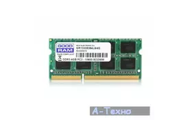 Модуль памяти для ноутбука SoDIMM DDR3 2GB 1600 MHz GOODRAM (GR1600S3V64L11/2G) - Фото