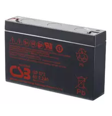 Батарея к ИБП CSB 6В 7.2 Ач (GP672 F2)
