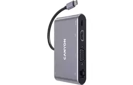 Концентратор Canyon 8-in-1 USB-C (CNS-TDS14) - Фото