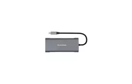 Концентратор PowerPlant USB-C to 2xUSB 3.0, 1xUSB 2.0, 1xType-C (PD), HDMI, SD, RJ45 (CA913497) - Фото