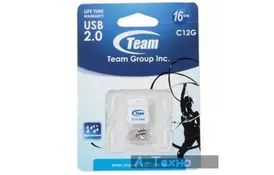 USB флеш накопичувач Team 16GB C12G White USB 2.0 (TC12G16GW01) - Фото