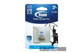 USB флеш накопичувач Team 32GB C12G White USB 2.0 (TC12G32GW01) - Фото