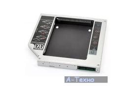 Фрейм-переходник Grand-X HDD 2.5'' to notebook 9.5 mm ODD SATA/mSATA (HDC-24) - Фото