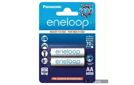 Аккумулятор PANASONIC Eneloop AA 1900mAh NI-MH * 2 (BK-3MCCE/2BE) - Фото