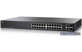 Коммутатор сетевой Cisco SF200-24FP (SF200-24FP-EU) - Фото