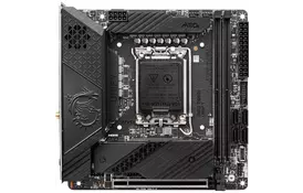 MSI Материнcька плата MEG Z690I UNIFY s1700 Z690 2xDDR5 M.2 HDMI DP WiFi BT mITX - Фото