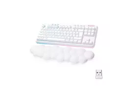 Клавіатура Logitech G715 Aurora Wireless Gaming GX Brown Lightspeed/Bluetooth UA Off-White (920-010465) - Фото