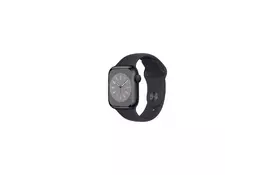 Смарт-часы Apple Watch Series 8 GPS 41mm Midnight Aluminium Case с Midnight Sport Band - Regular (MNP53UL/A) - Фото