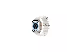 Смарт-годинник Apple Watch Ultra GPS + Cellular, 49mm Titanium Case with White Ocean Band (MNHF3UL/A) - Фото
