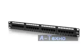 Патч-панель DIGITUS рама для набора 19" 1U 24 порти (DN-91411) - Фото