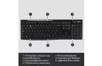 Клавиатура Logitech K270 Wireless UA Black (920-003738)