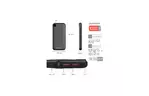 Батарея универсальная ColorWay 10 000 mAh LCD (USB QC3.0 + USB-C Power Delivery 22.5W) Black (CW-PB100LPI3BK-PDD)