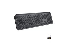 Клавіатура Logitech MX Keys Advanced Wireless Illuminated UA Graphite (920-009415) - Фото