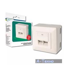 Розетка DIGITUS 2xRJ45 FTP, для наружной проводки (DN-9002-N)