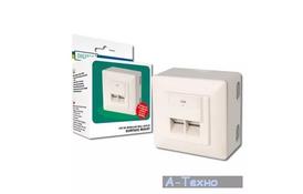 Розетка DIGITUS 2xRJ45 FTP, для наружной проводки (DN-9002-N) - Фото