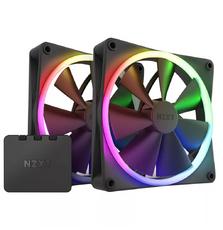 Кулер к корпусу NZXT F140RGB Twin (Black) (RF-R14DF-B1)