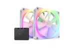 Кулер к корпусу NZXT F140RGB Twin (White) (RF-R14DF-W1)