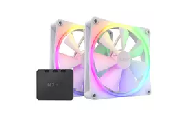 Кулер до корпусу NZXT F140RGB Twin (White) (RF-R14DF-W1) - Фото
