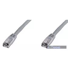 Патч-корд DIGITUS cat.5e,SF-UTP,5м,AWG 26/7,серый (DK-1531-050)