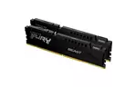 Модуль памяти для компьютера DDR5 64GB (2x32GB) 5600 MHz FURY Beast Black Kingston Fury (ex.HyperX) (KF556C40BBK2-64)