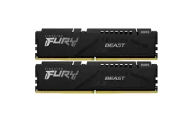 Модуль пам'яті для комп'ютера DDR5 64GB (2x32GB) 5600 MHz FURY Beast Black Kingston Fury (ex.HyperX) (KF556C40BBK2-64) - Фото