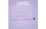 Клавиатура Logitech K380 Multi-Device Bluetooth RU Lavender Lemonade (920-011166)