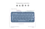 Клавиатура Logitech K380 для MAC Multi-Device Bluetooth RU Blueberry (920-011180)