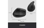 Мышка Logitech Lift Left Vertical Ergonomic Wireless/Bluetooth for Business Graphite (910-006495)