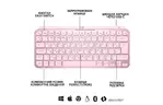 Клавиатура Logitech MX Keys Mini Wireless Illuminated UA Rose (920-010500)