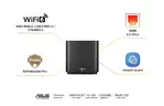 ASUS Маршрутизатор ZenWiFi XT9 1PK AX7800 3xGE LAN 1x2.5GE WAN 1xUSB 3.2 MU-MIMO OFDMA MESH