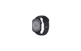 Смарт-годинник Apple Watch Series 8 GPS 45mm Midnight Aluminium Case with Midnight Sport Band - Regular (MNP13UL/A) - Фото