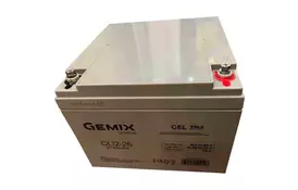 Батарея к ИБП Gemix GL 12V 26Ah (GL12-26 gel) - Фото
