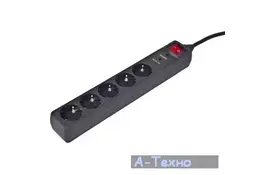 Мережевий фільтр живлення EnerGenie SPG5-C-5, 5 розеток, 1.5 м (SPG5-C-5) - Фото